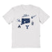 Yale University Bulldogs Hand Sketched Vive La Fete Impressions Icones Kids White T-shirt