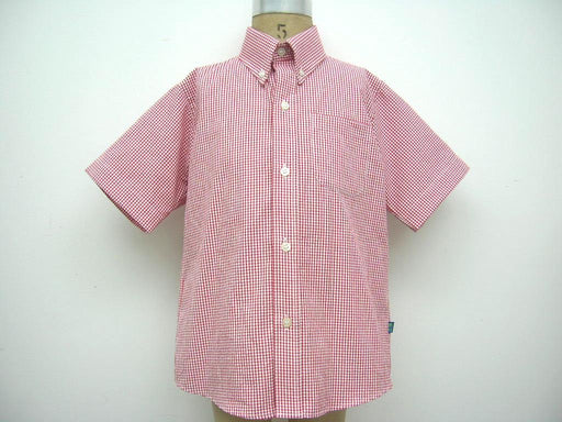 Red Check Button Down Shirt