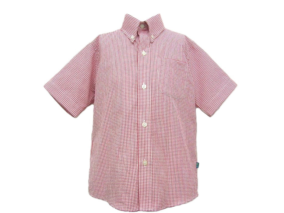 Red Check Button Down Shirt - Vive La Fête - Online Apparel Store