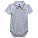 23XI Racing Vive La Fete Polo Pencil Stripe Bodysuit - Gray