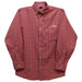 23XI Racing Vive La Fete Gingham Button Down Long Sleeve Shirt - Red