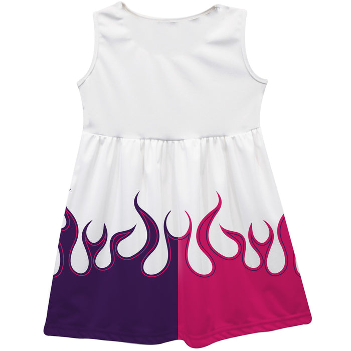 Alex Bowman Vive La Fete NASCAR Car - Flames Tank Dress - White - Vive La Fête - Online Apparel Store