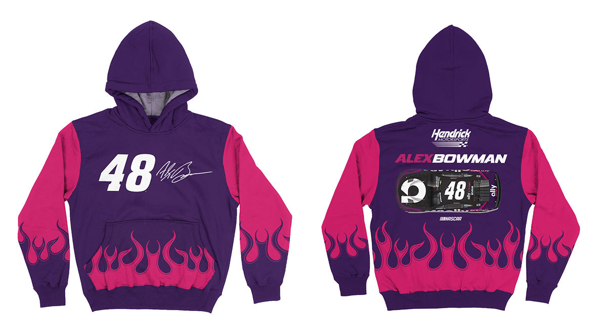 Alex Bowman Vive La Fete NASCAR Pullover Hoodie - Purple - Vive La Fête - Online Apparel Store