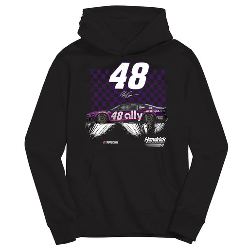 Alex Bowman NASCAR Pullover Cotton Hoodie - Black