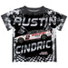 Austin Cindric Vive La Fete NASCAR Abstract Kids T-Shirt Black
