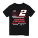 Austin Cindric Vive La Fete NASCAR Geometric Classic Front Cotton T-Shirt Black