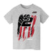 Austin Cindric Vive La Fete NASCAR American Flag Cotton T-Shirt Gray