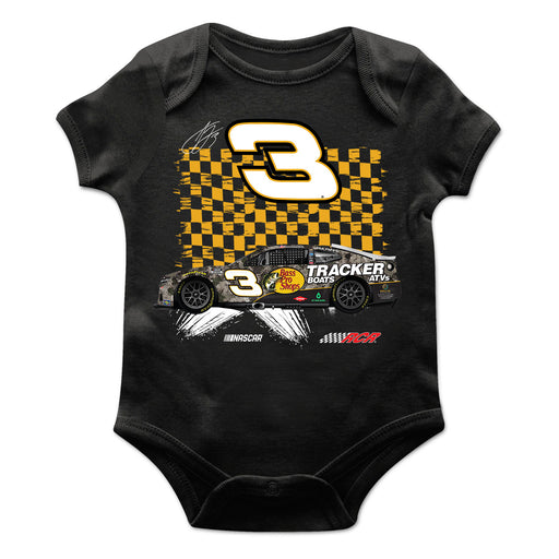 Austin Dillon Cotton Short Sleeve Bodysuit Black