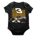 Austin Dillon Cotton Short Sleeve Bodysuit Black