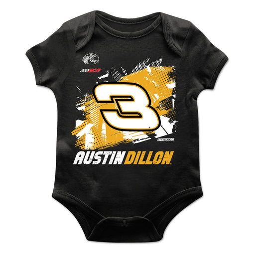 Austin Dillon Cotton Short Sleeve Bodysuit Black