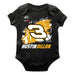 Austin Dillon Cotton Short Sleeve Bodysuit Black