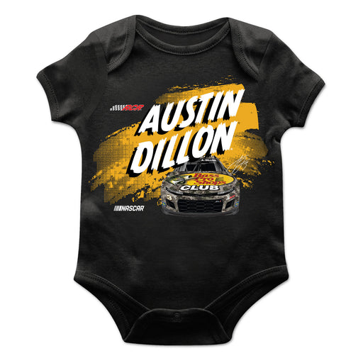 Austin Dillon Cotton Short Sleeve Bodysuit Black