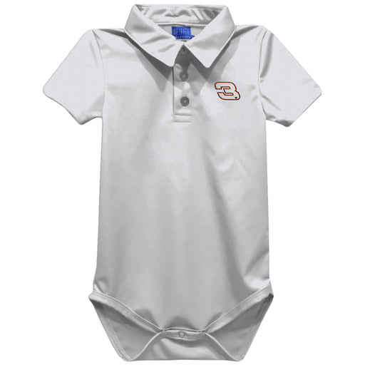 Austin Dillon Vive La Fete Solid Polo Bodysuit - White