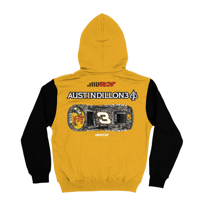 Austin Dillon Vive La Fete NASCAR Pullover Hoodie - Gold - Vive La Fête - Online Apparel Store