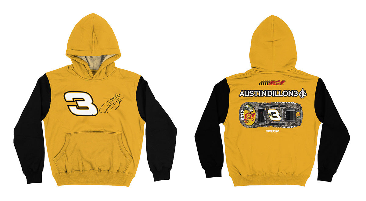 Austin Dillon Vive La Fete NASCAR Pullover Hoodie - Gold - Vive La Fête - Online Apparel Store