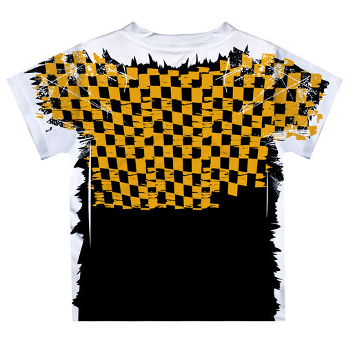 Auston Dillon Vive La Fete NASCAR Checkered Racing Car T-Shirt - Gold - Vive La Fête - Online Apparel Store