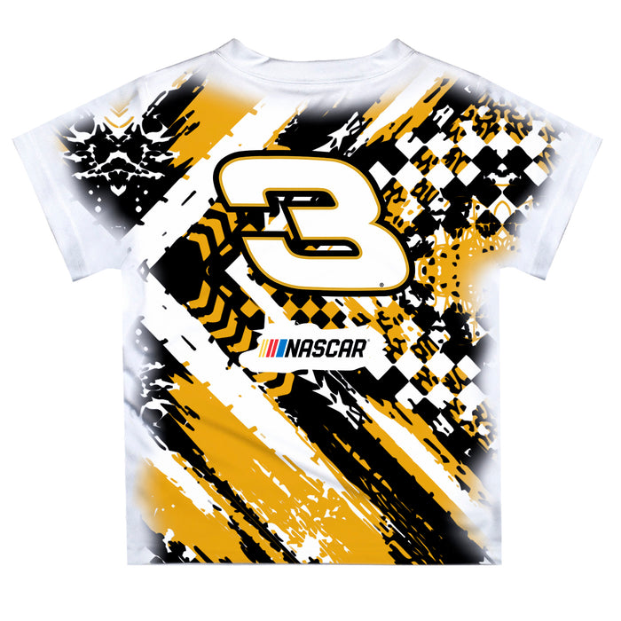 Austin Dillon Vive La Fete NASCAR Abstract Kids T-Shirt - Gold - Vive La Fête - Online Apparel Store