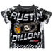 Austin Dillon NASCAR Black Abstract Kids Tshirt