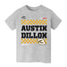 Austin Dillon NASCAR Grid Car Cotton T-Shirt  - Grey