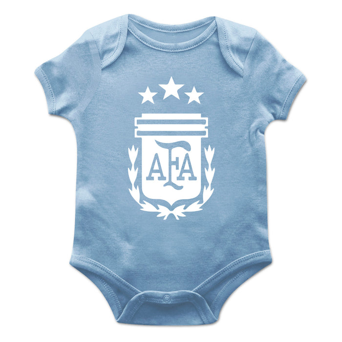 Argentina National Soccer Team Infant Light Blue Short Sleeve Bodysuit With Logo