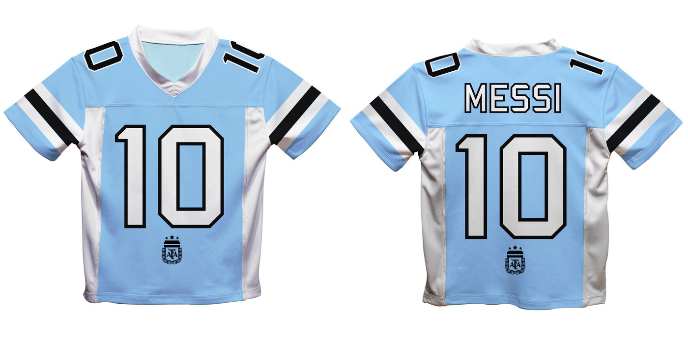 Argentina National Team Lionel Messi Boys Fashion Football Jersey V2 - Vive La Fête - Online Apparel Store