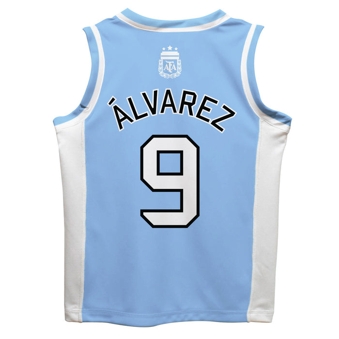 Argentina National Team Julian Alvarez Boys Fashion Basketball Jersey - Vive La Fête - Online Apparel Store