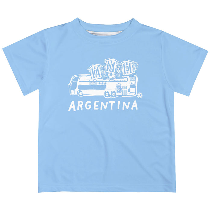 Argentina National Team Lionel Messi Light Blue T-Shirt - Vive La Fête - Online Apparel Store