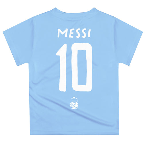 Argentina National Team Lionel Messi Light Blue T-Shirt - Vive La Fête - Online Apparel Store