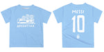 Argentina National Team Lionel Messi Light Blue T-Shirt - Vive La Fête - Online Apparel Store