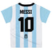Argentina National Team Lionel Messi Boys Short Sleeve T-Shirt - Vive La Fête - Online Apparel Store