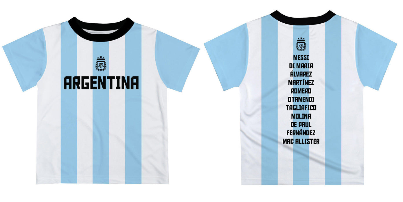 Argentina National Team Boys Short Sleeve T-Shirt - Vive La Fête - Online Apparel Store