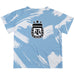 Argentina National Soccer Team Paint Brush Boys Game Day Light Blue Short Sleeve Tee