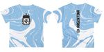 Argentina National Soccer Team Marble Boys Game Day Light Blue Short Sleeve Tee - Vive La Fête - Online Apparel Store