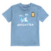 Argentina National Soccer Team Impressions Artwork Light Blue Youth Cotton T-Shirt