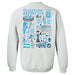Argentina National Soccer Team Impressions Artwork Boys Cotton Fleece Long Sleeve Crew Neck - Vive La Fête - Online Apparel Store