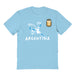 Argentina National Soccer Team Womens Light Blue Cotton Tshirt
