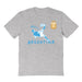 Argentina National Soccer Team Womens Grey Cotton Tshirt