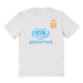 Argentina National Soccer Team Womens White Cotton Tshirt