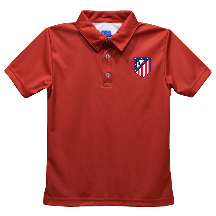 Atletico de Madrid Vive La Fete Solid Polo - Red