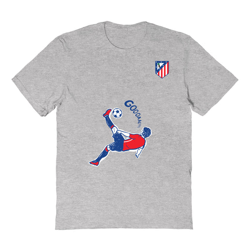 Atletico de Madrid Impressions Artwork Grey Youth Cotton T-Shirt