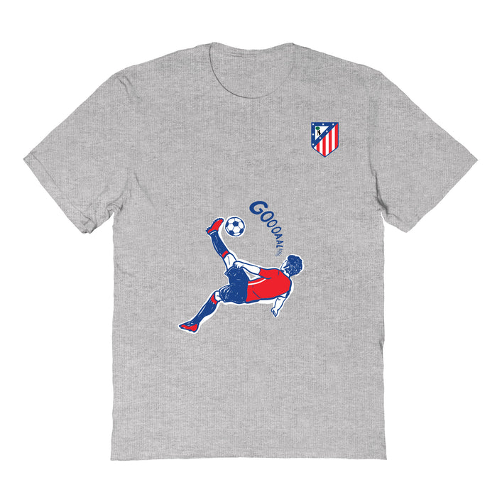 Atletico de Madrid Womens Grey Cotton Tshirt