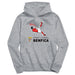 SL Benfica Youth Grey Pullover Cotton Hoodie