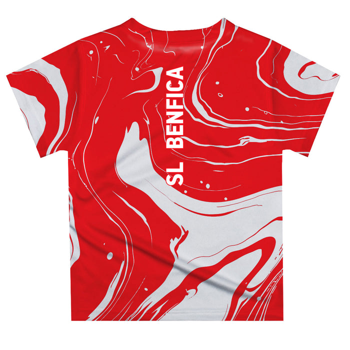 SL Benfica Marble Boys Game Day Red Short Sleeve Tee - Vive La Fête - Online Apparel Store