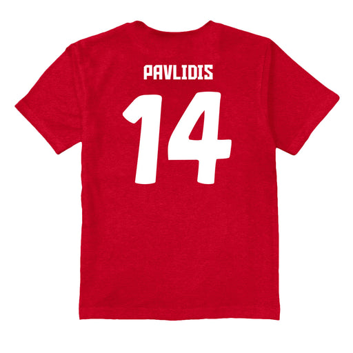 SL Benfica Impressions Artwork Red Youth Cotton T-Shirt - Vive La Fête - Online Apparel Store