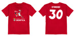 SL Benfica Impressions Artwork Red Youth Cotton T-Shirt - Vive La Fête - Online Apparel Store