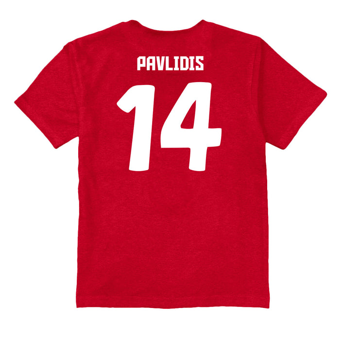 SL Benfica Impressions Artwork Red Youth Cotton T-Shirt - Vive La Fête - Online Apparel Store
