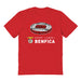 SL Benfica Impressions Artwork Red Youth Cotton T-Shirt