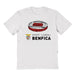 SL Benfica Impressions Artwork White Youth Cotton T-Shirt