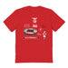 SL Benfica Impressions Artwork Red Youth Cotton T-Shirt