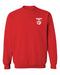 SL Benfica Impressions Artwork Boys Red Cotton Fleece Long Sleeve Crew Neck